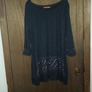 Belldini bedazzled blouse 2x